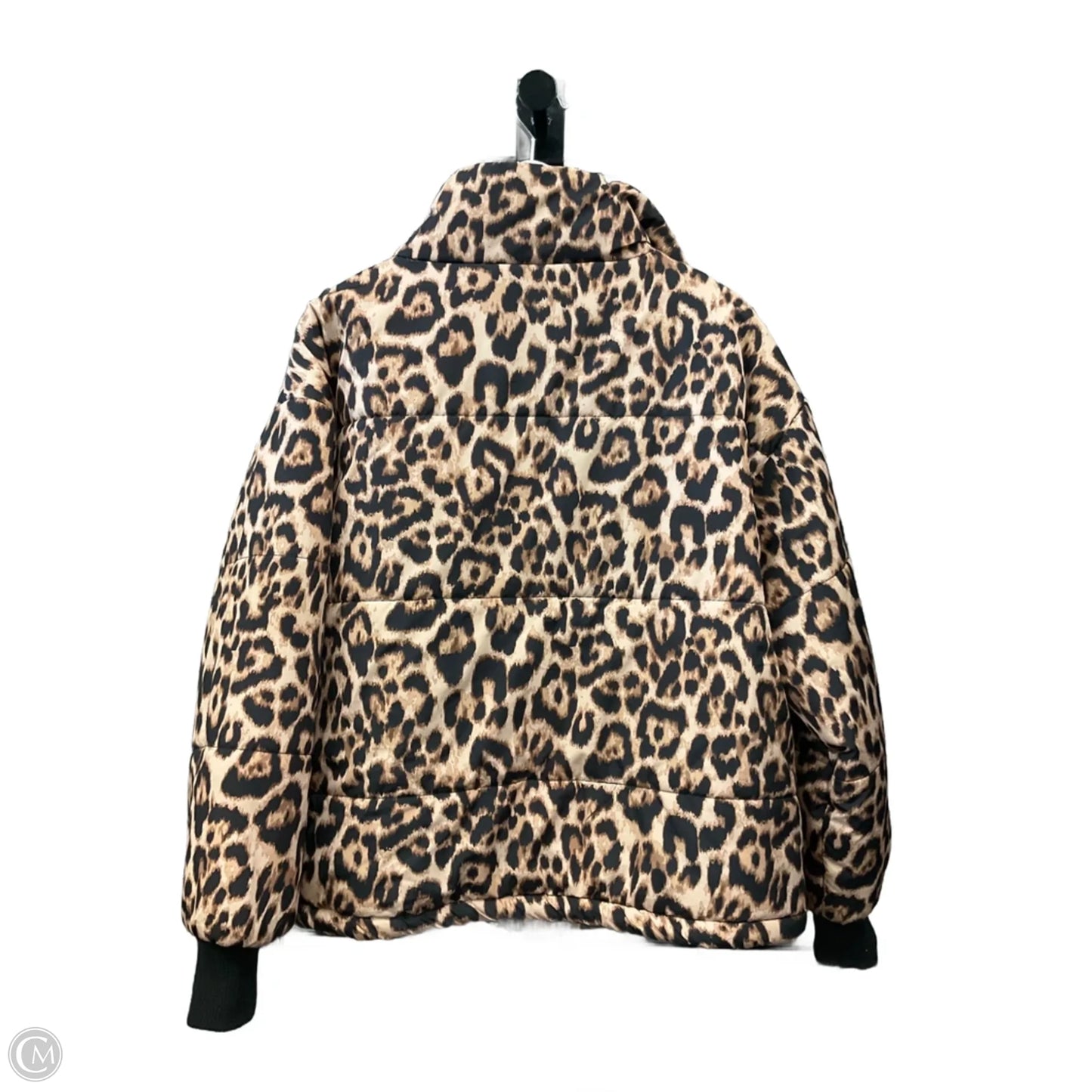 Jacket Puffer & Quilted By Marc New York In Animal Print, Size: L