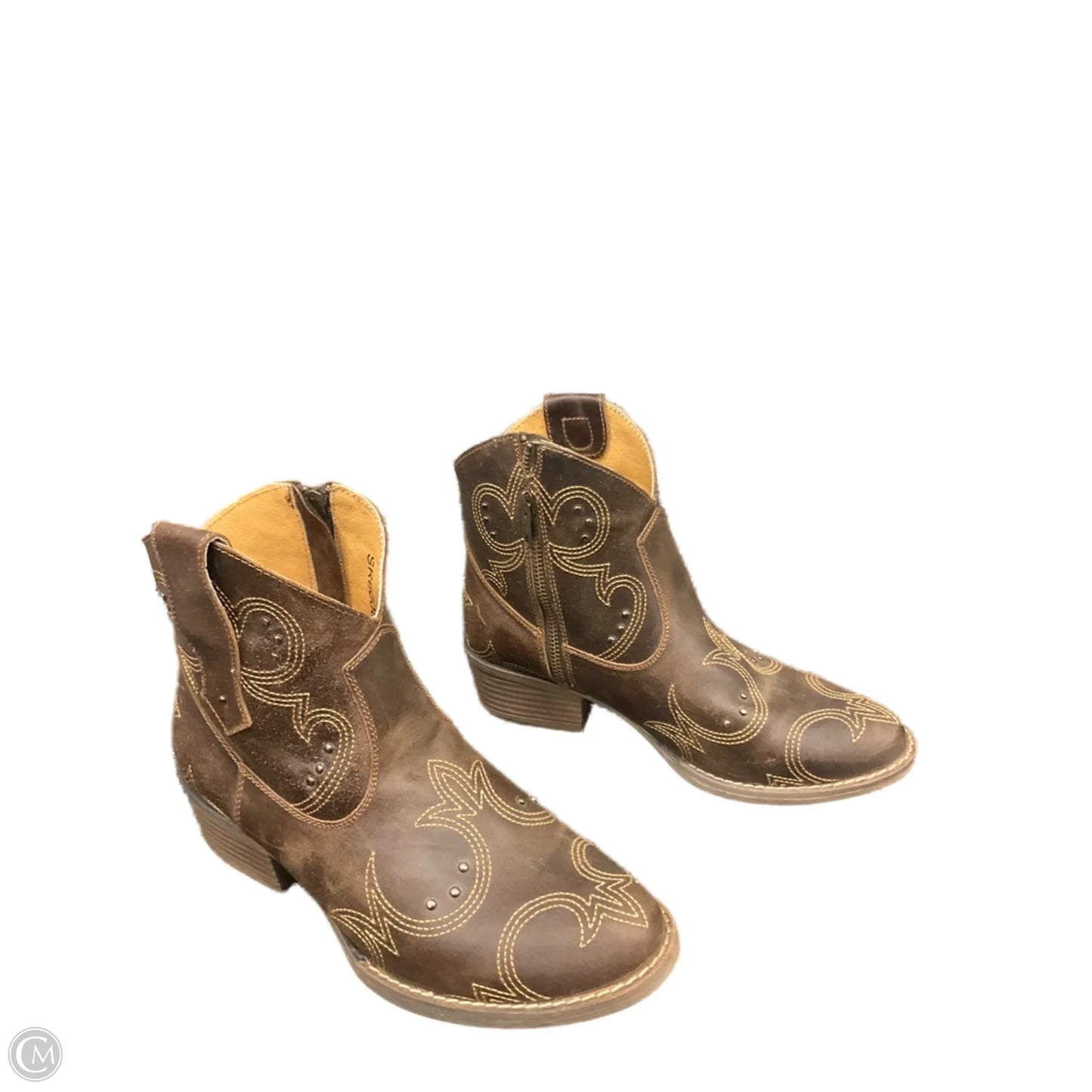 Boots Western By Cmc In Brown, Size: 9