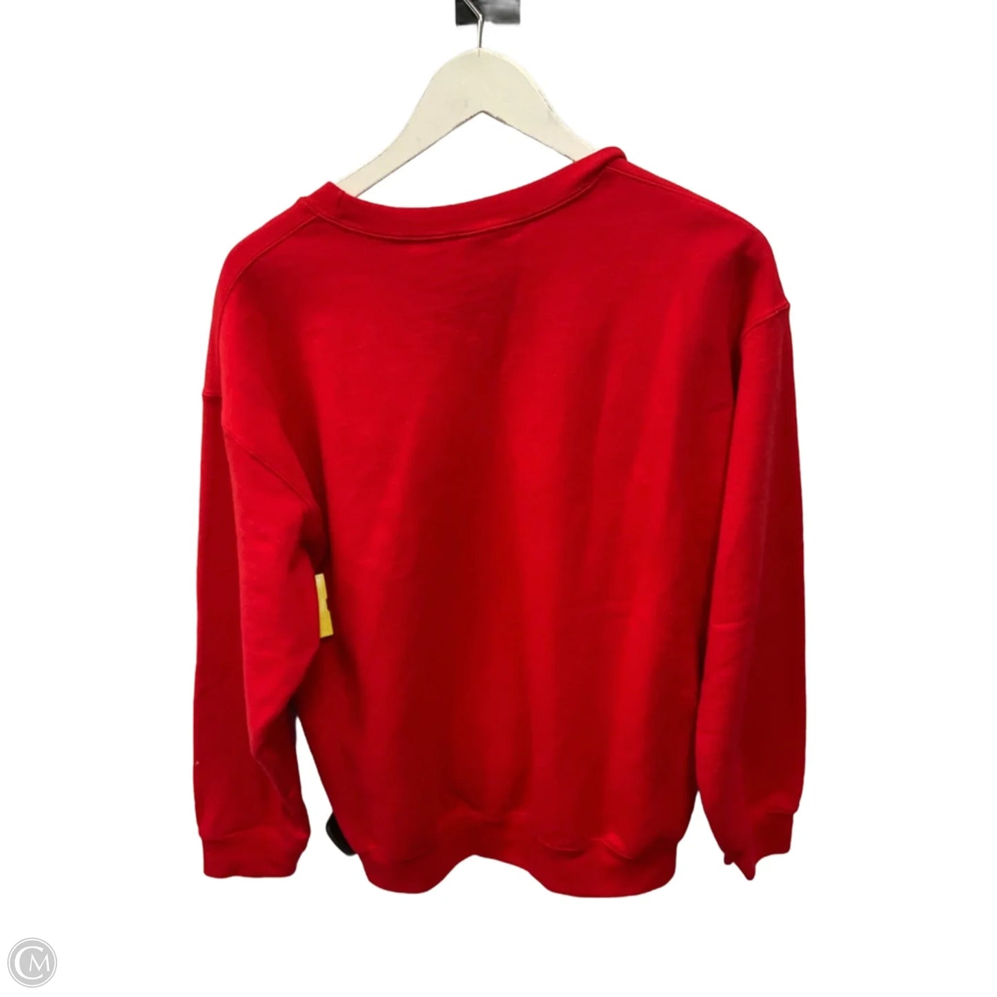Sweatshirt Crewneck By Gildan In Red, Size: M