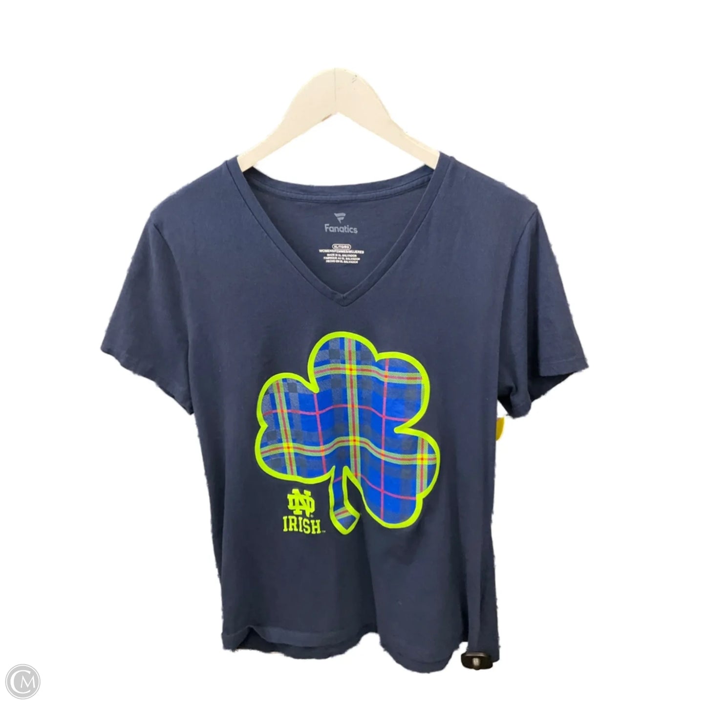 Top Short Sleeve By Fanatics In Blue, Size: Xl