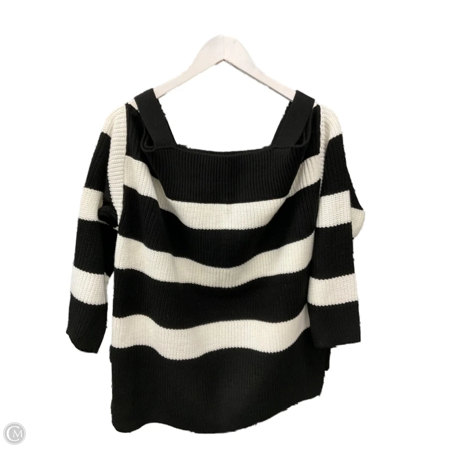 Sweater By New York And Co In Black & White, Size: Xl