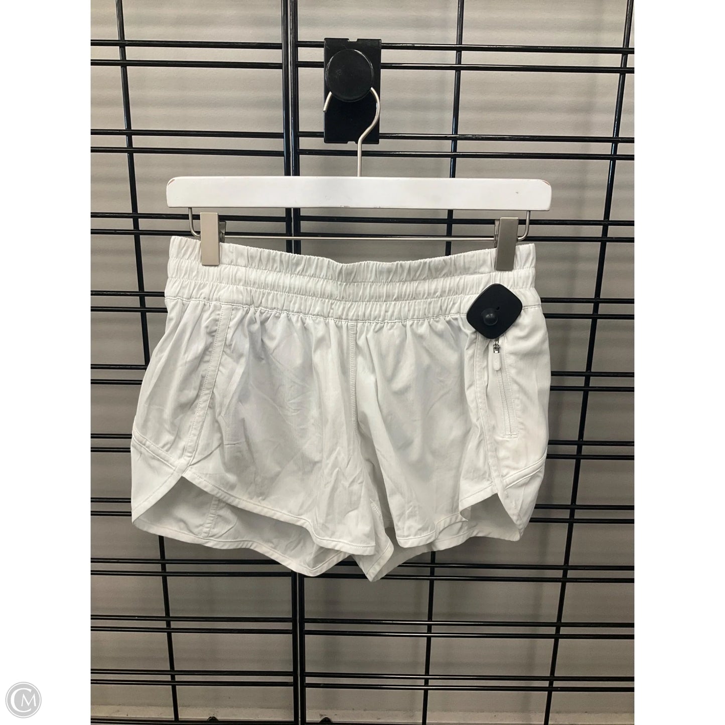 Athletic Shorts By Lululemon In White, Size: 8