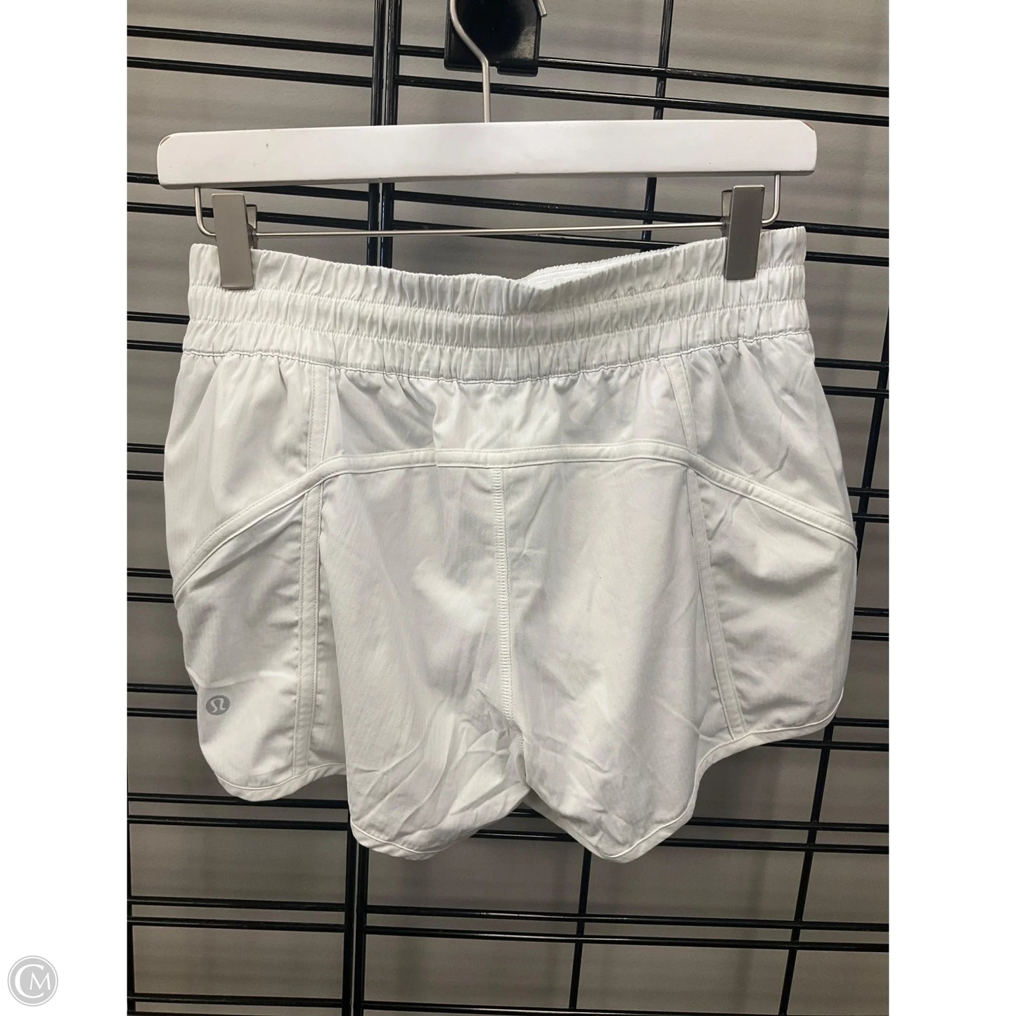 Athletic Shorts By Lululemon In White, Size: 8