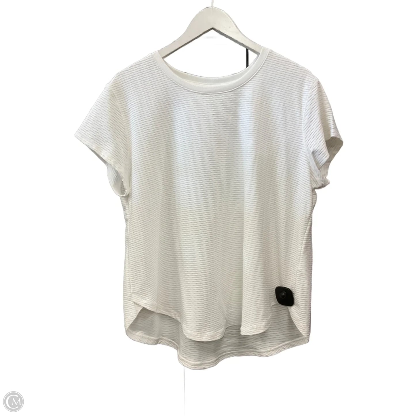 Top Short Sleeve By Calia In White, Size: Xl