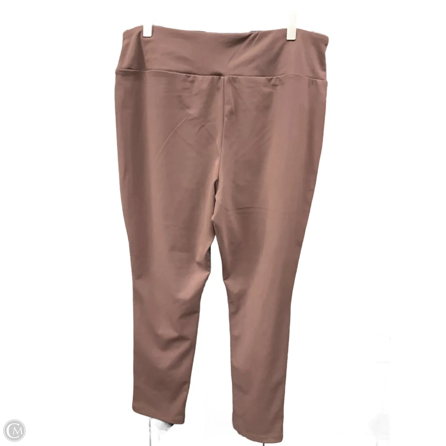 Athletic Leggings By Stylus In Mauve, Size: Xxl