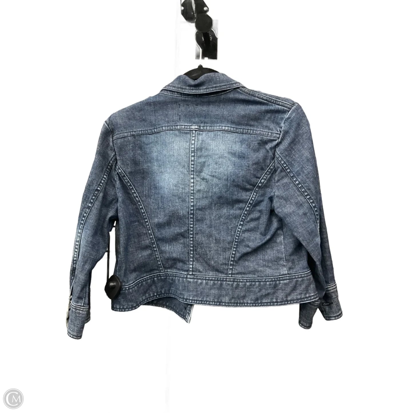 Jacket Denim By Clothes Mentor In Blue Denim, Size: M