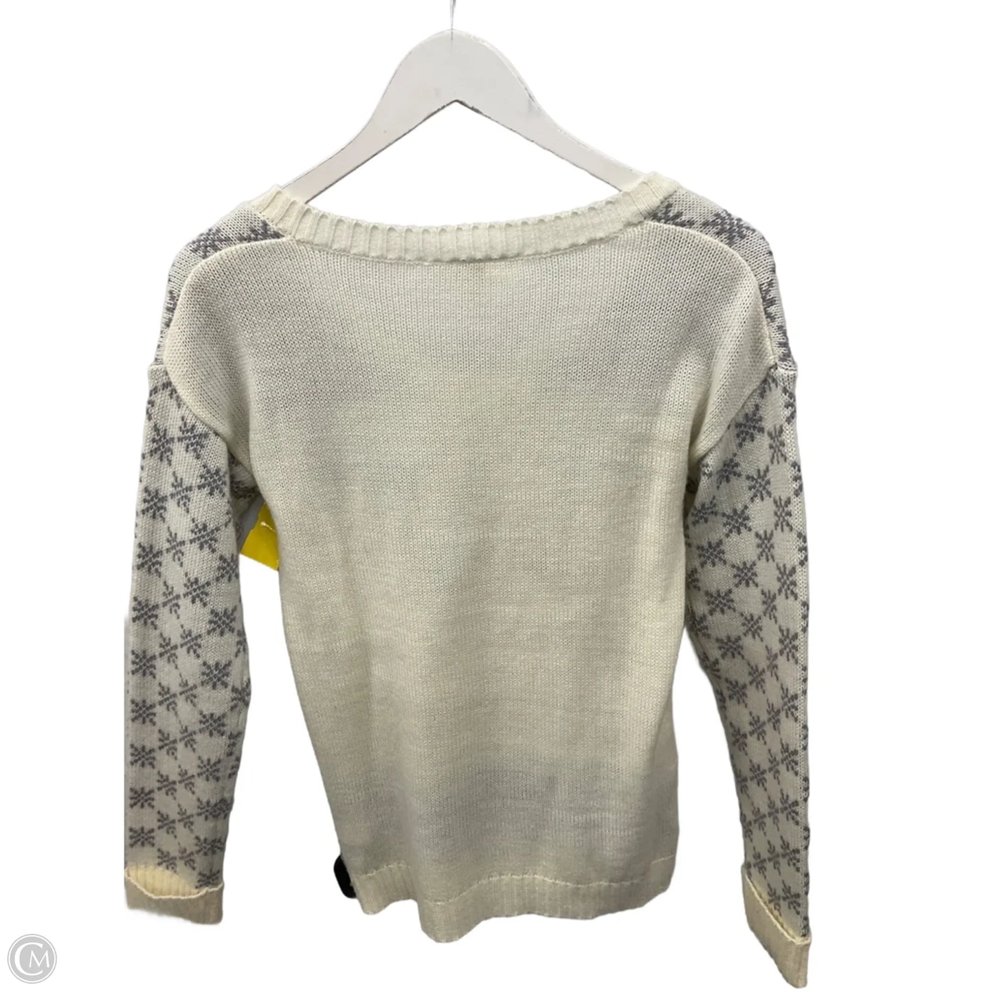 Sweater By Cme In Cream, Size: M