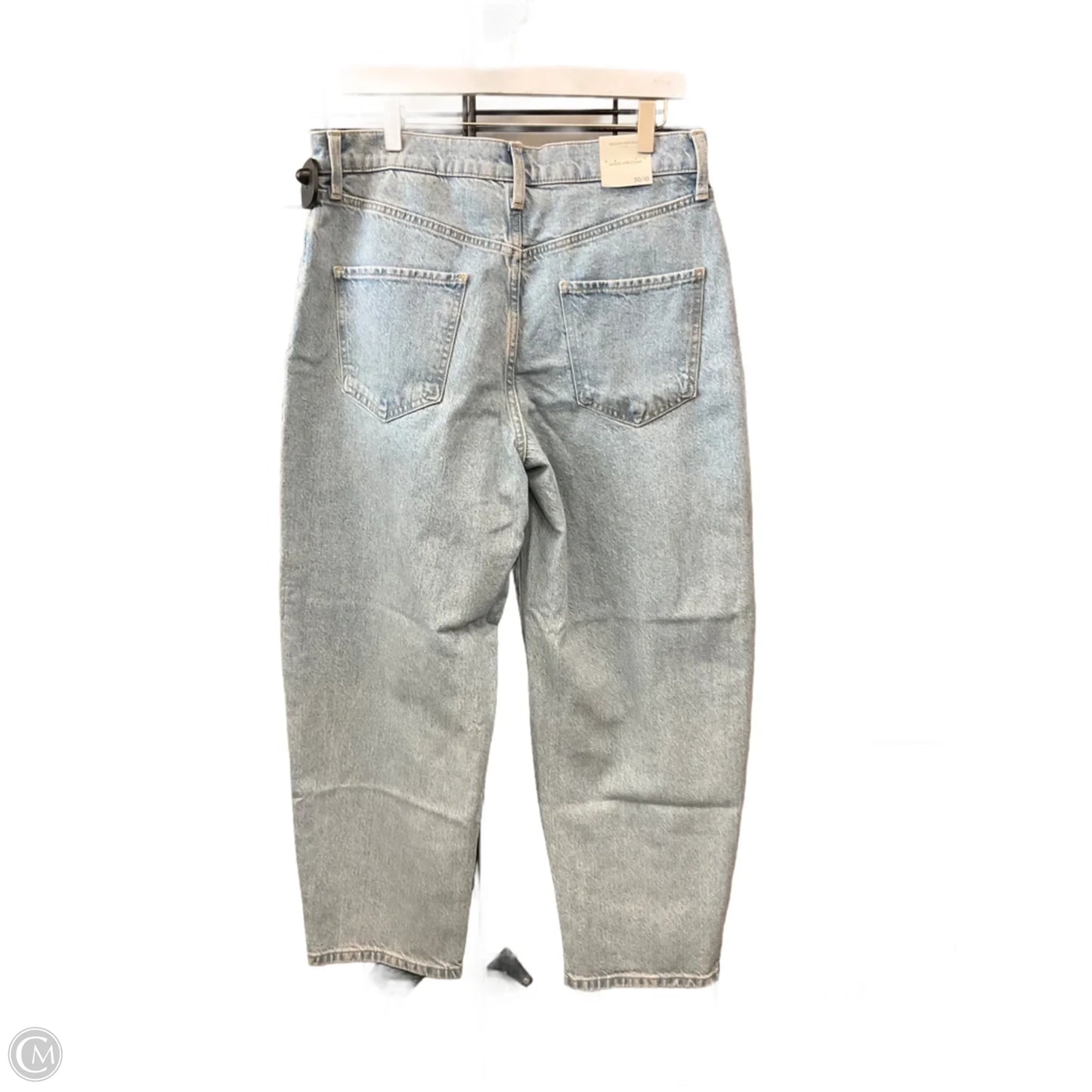 Jeans Wide Leg By Banana Republic In Blue Denim, Size: 10