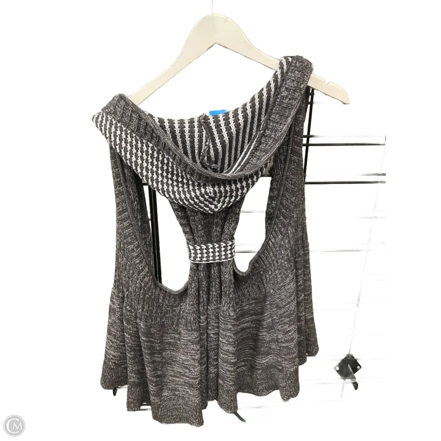 Vest Sweater By Free People In Grey, Size: S