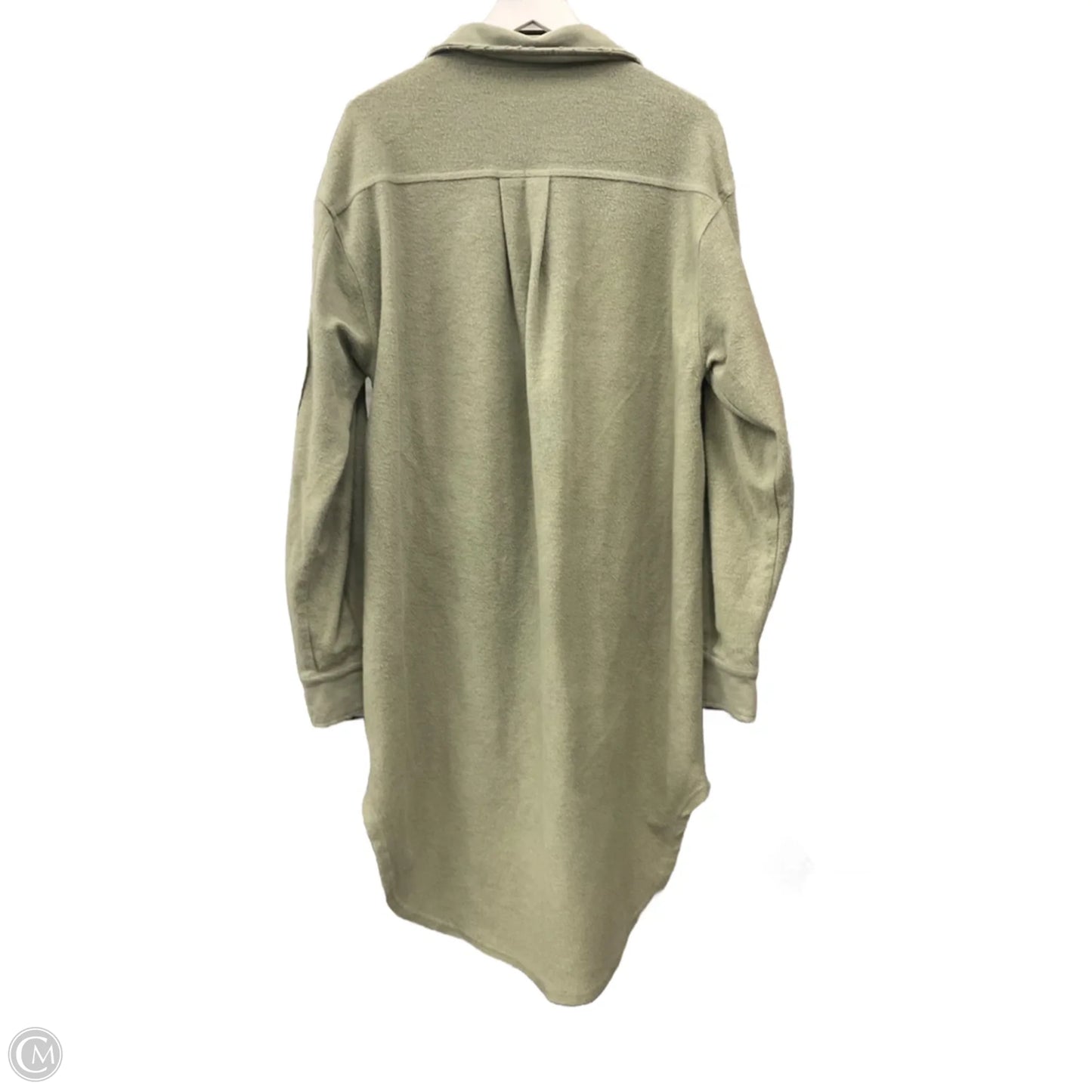 Jacket Shirt By Adora In Green, Size: M