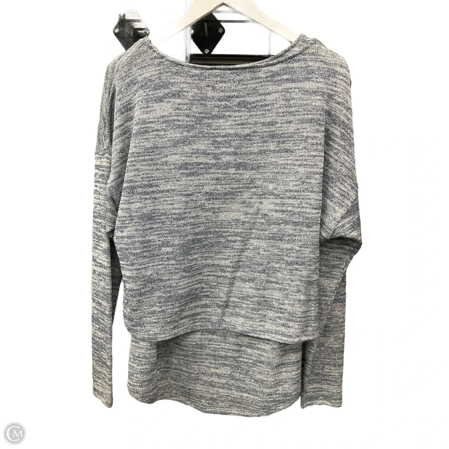 Tunic Long Sleeve By White House Black Market In Blue, Size: L