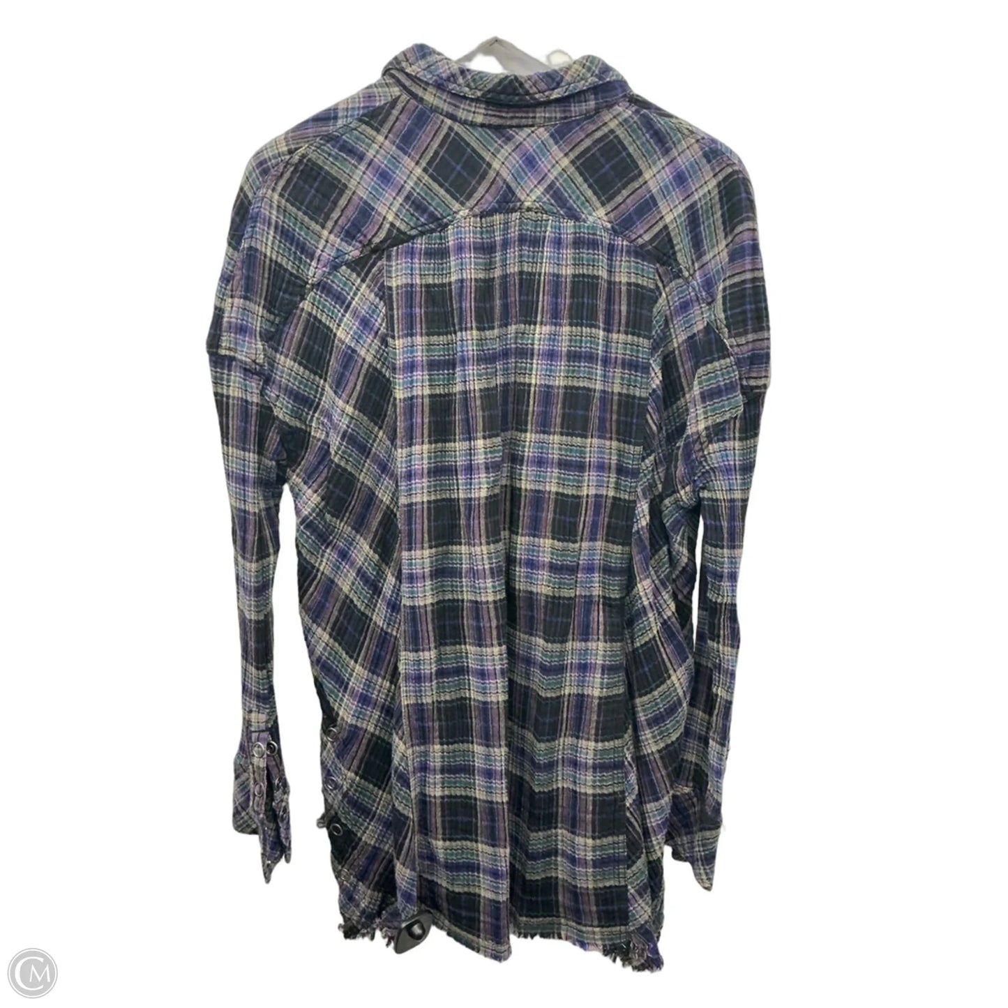 Tunic Long Sleeve By Free People In Purple, Size: M