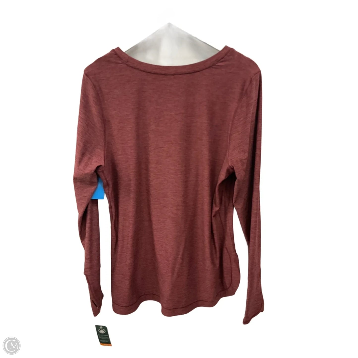 Top Long Sleeve By Mta Sport In Red, Size: Xl