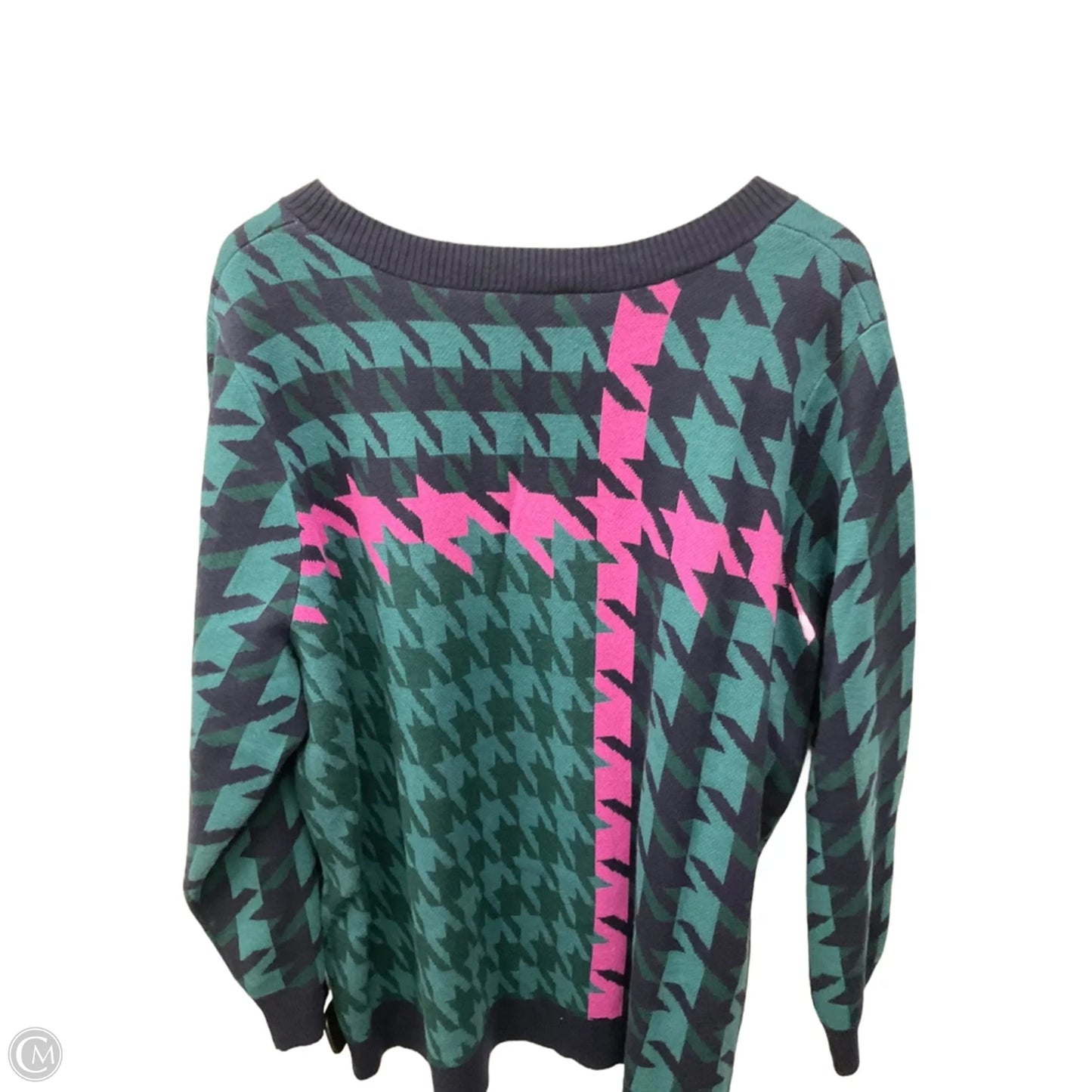 Sweater By D&co. In Green, Size: 3x