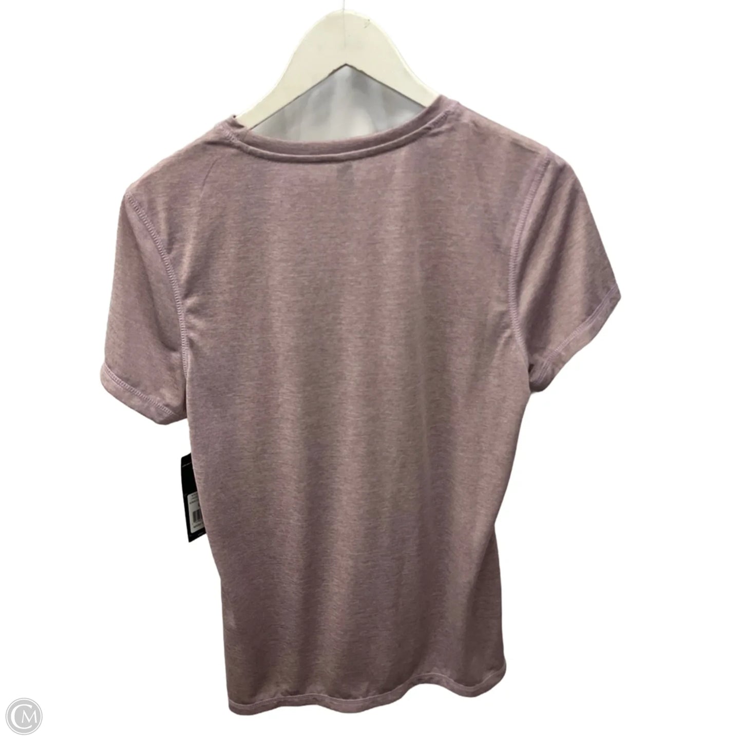 Athletic Top Short Sleeve By Adidas In Purple, Size: L