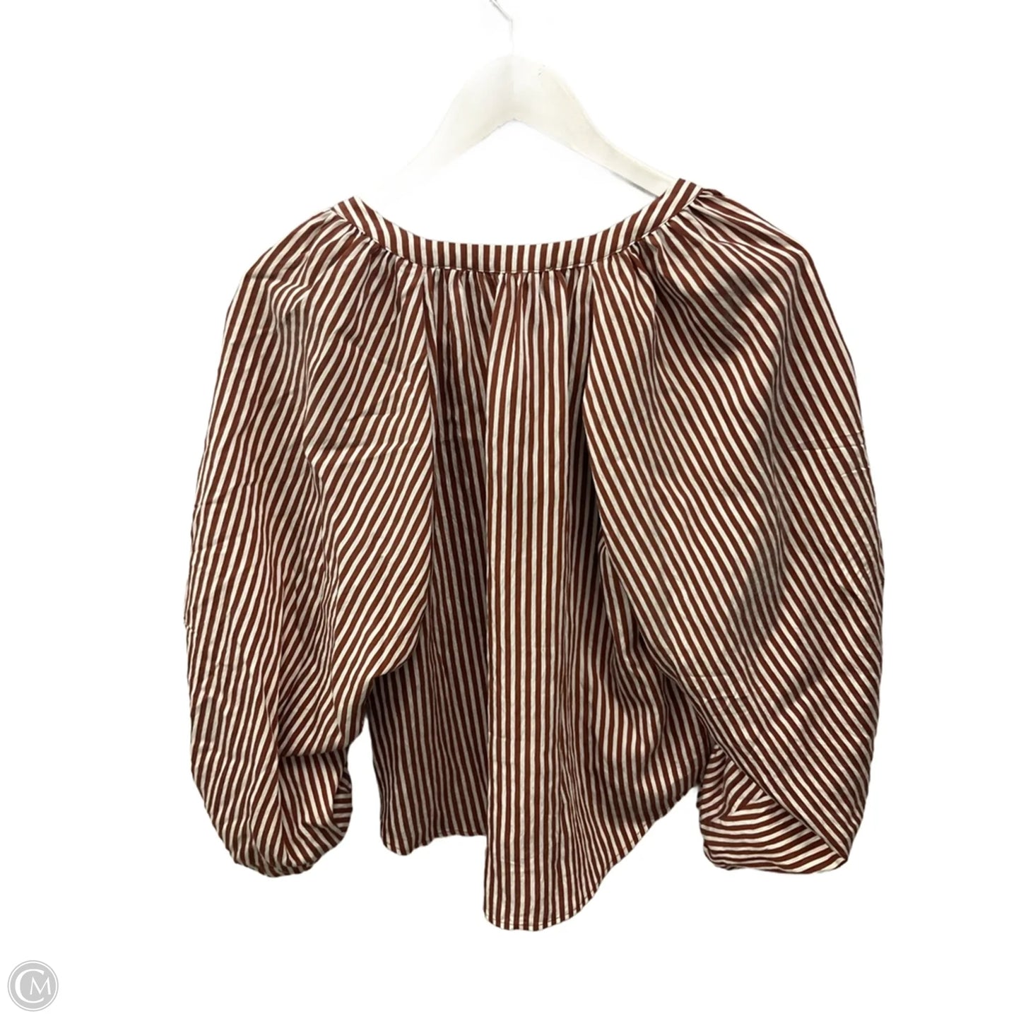 Top Long Sleeve By Loft In Brown, Size: Xs