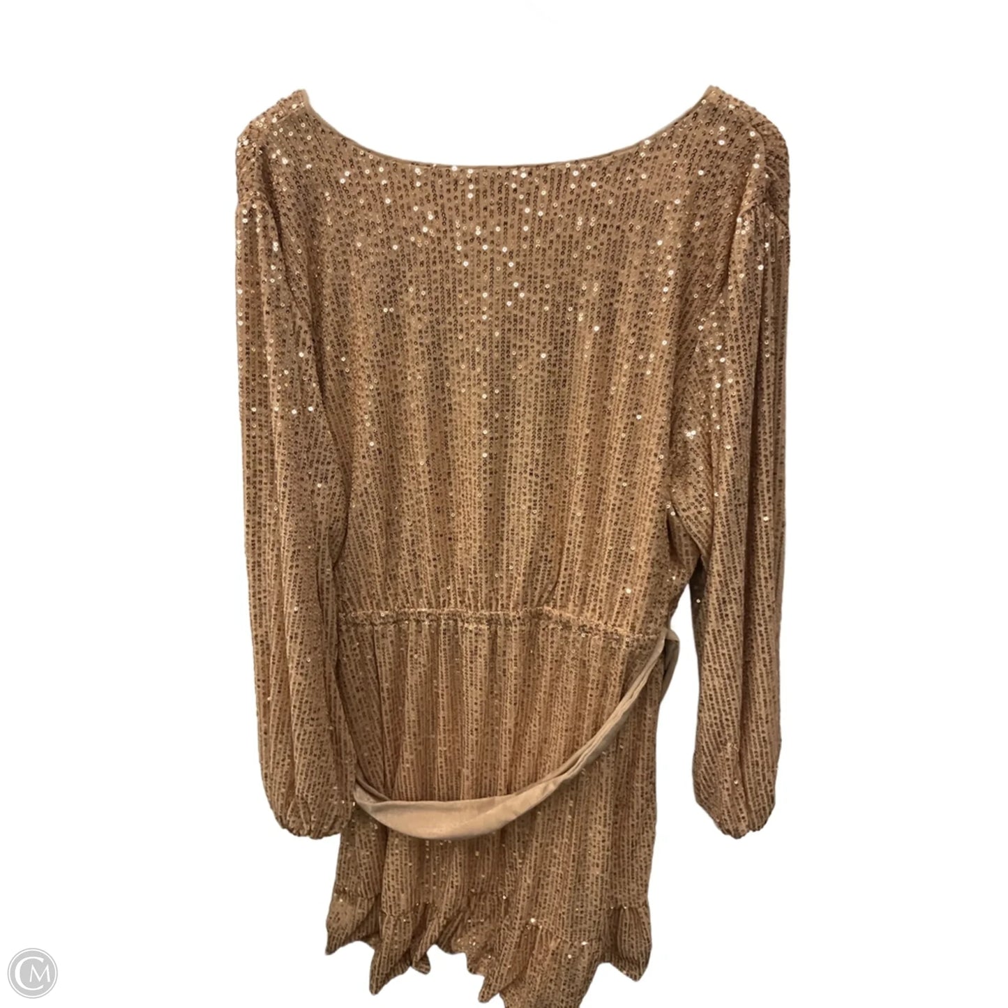 Tunic Long Sleeve By Lc Lauren Conrad In Rose Gold, Size: Xxl