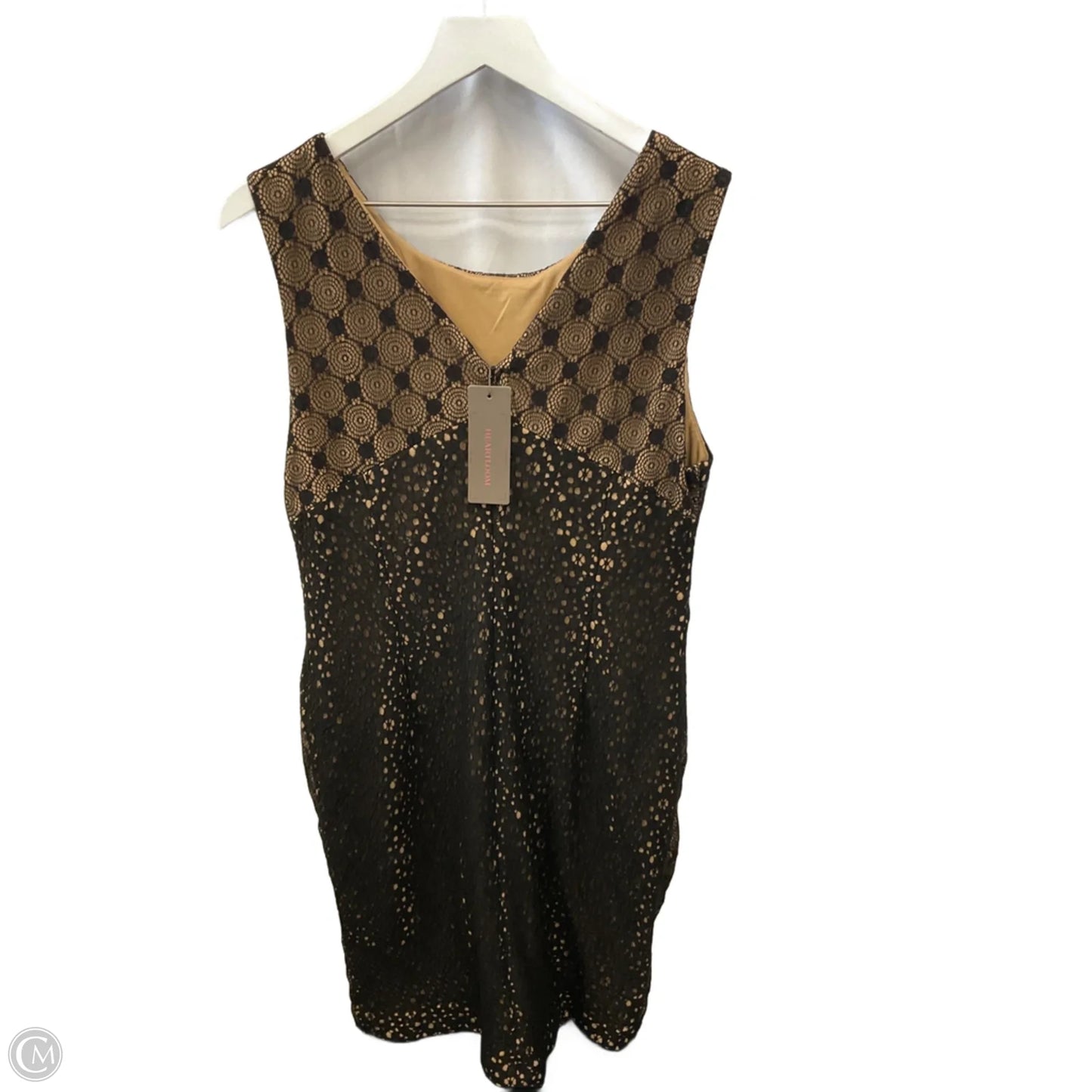 Dress Party Midi By Heartloom In Black & Brown, Size: L