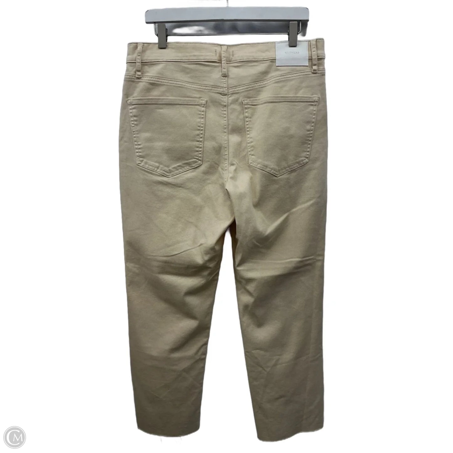 Jeans Straight By Express In Cream, Size: 14