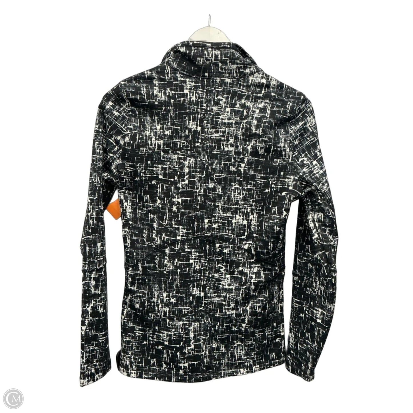Athletic Jacket By The North Face In Black & White, Size: S