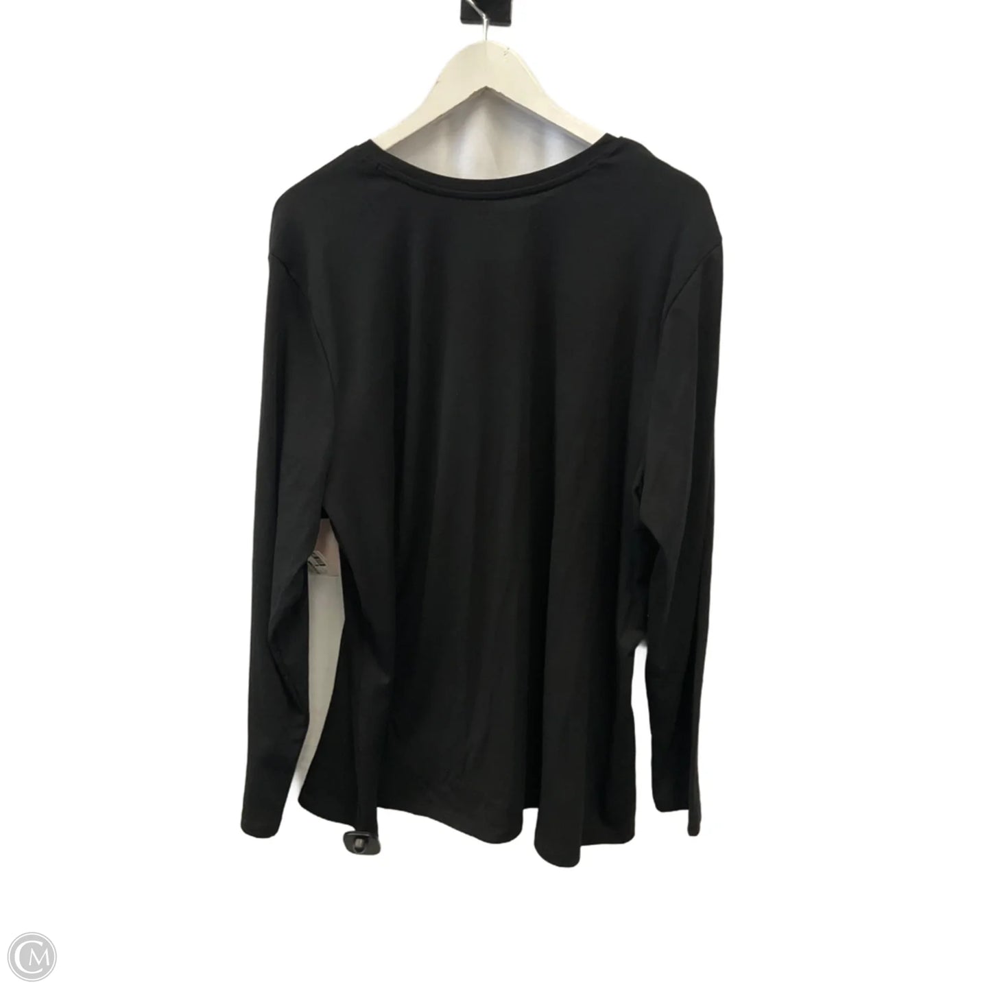 Top Long Sleeve By Lane Bryant In Black, Size: 3x