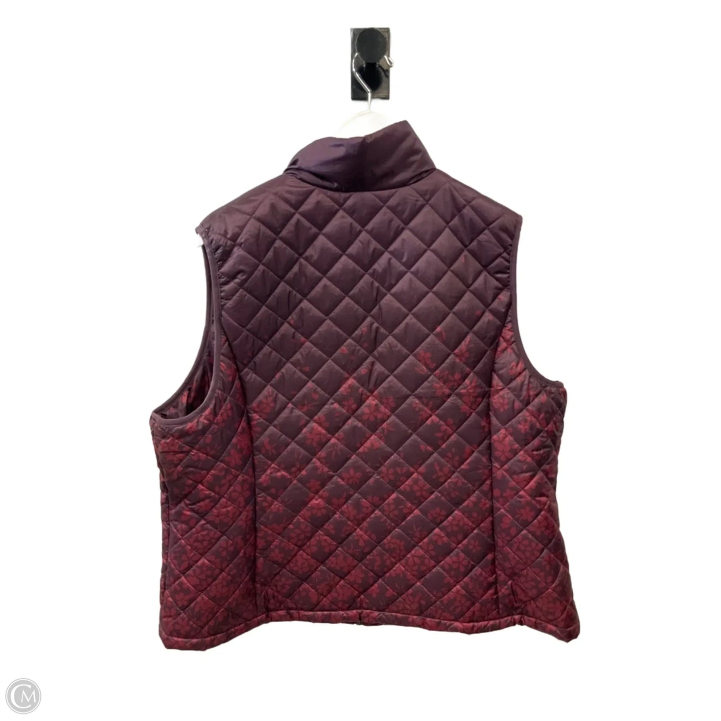 Vest Puffer & Quilted By Christopher And Banks In Purple, Size: Xl