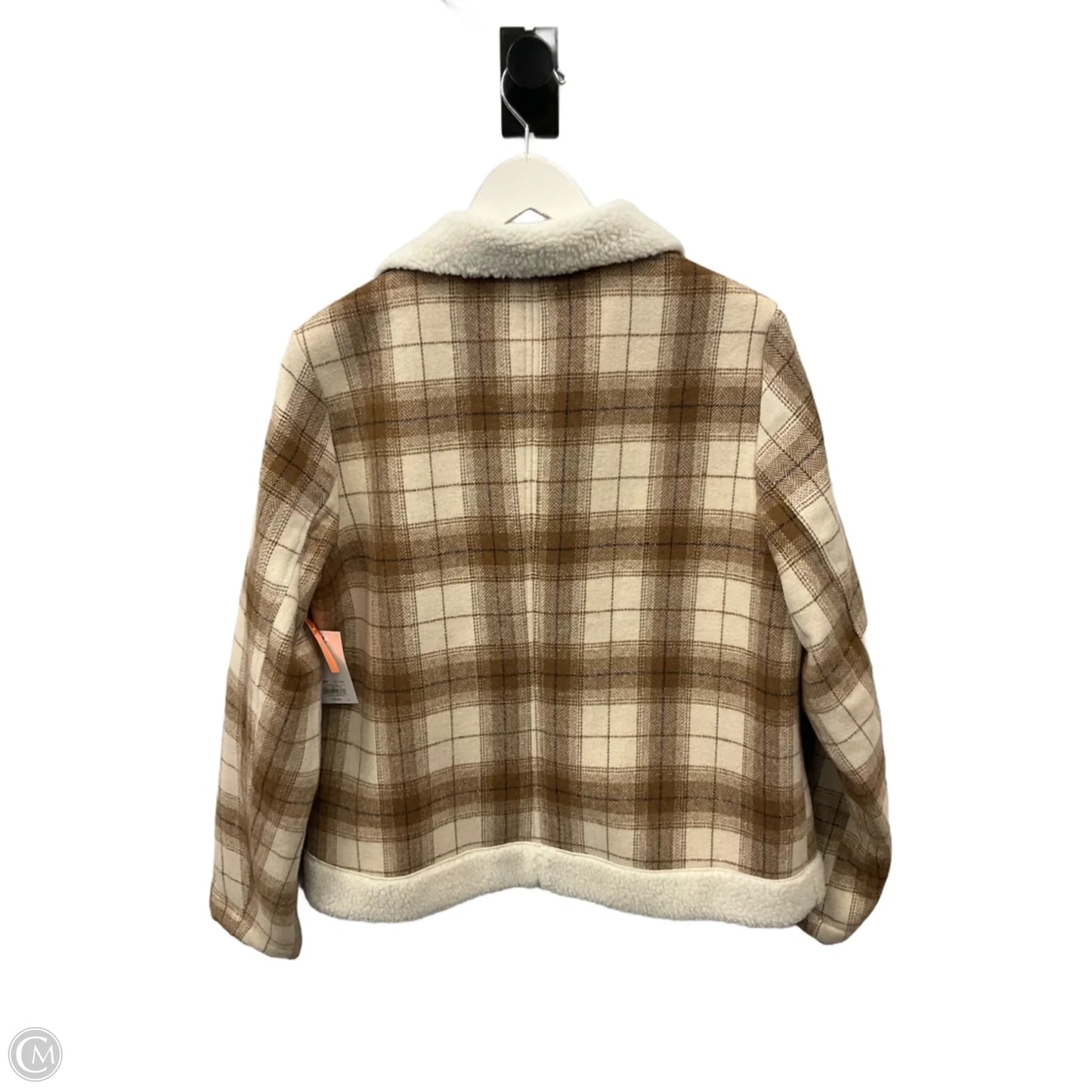 Jacket Faux Fur & Sherpa By Sonoma In Tan, Size: L