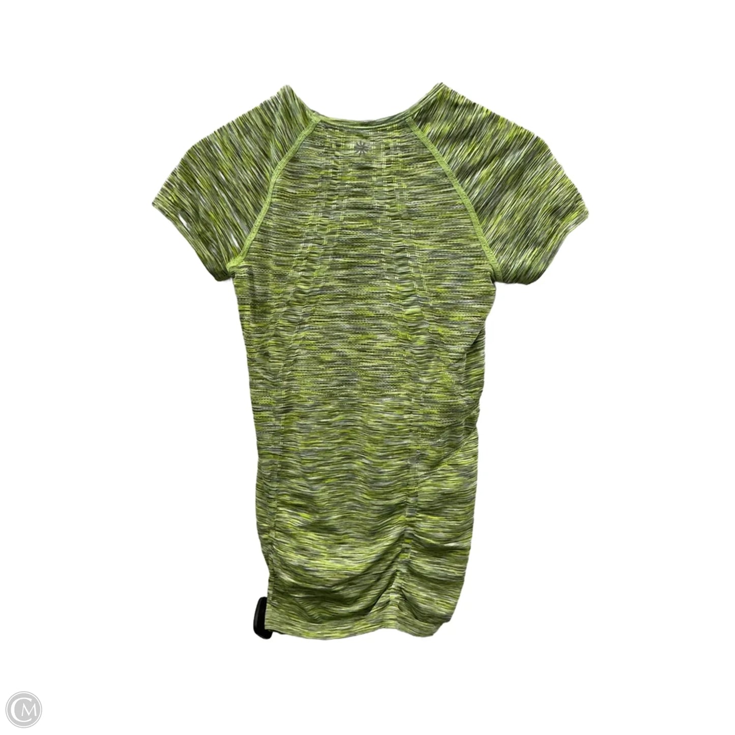 Athletic Top Short Sleeve By Athleta In Green, Size: S