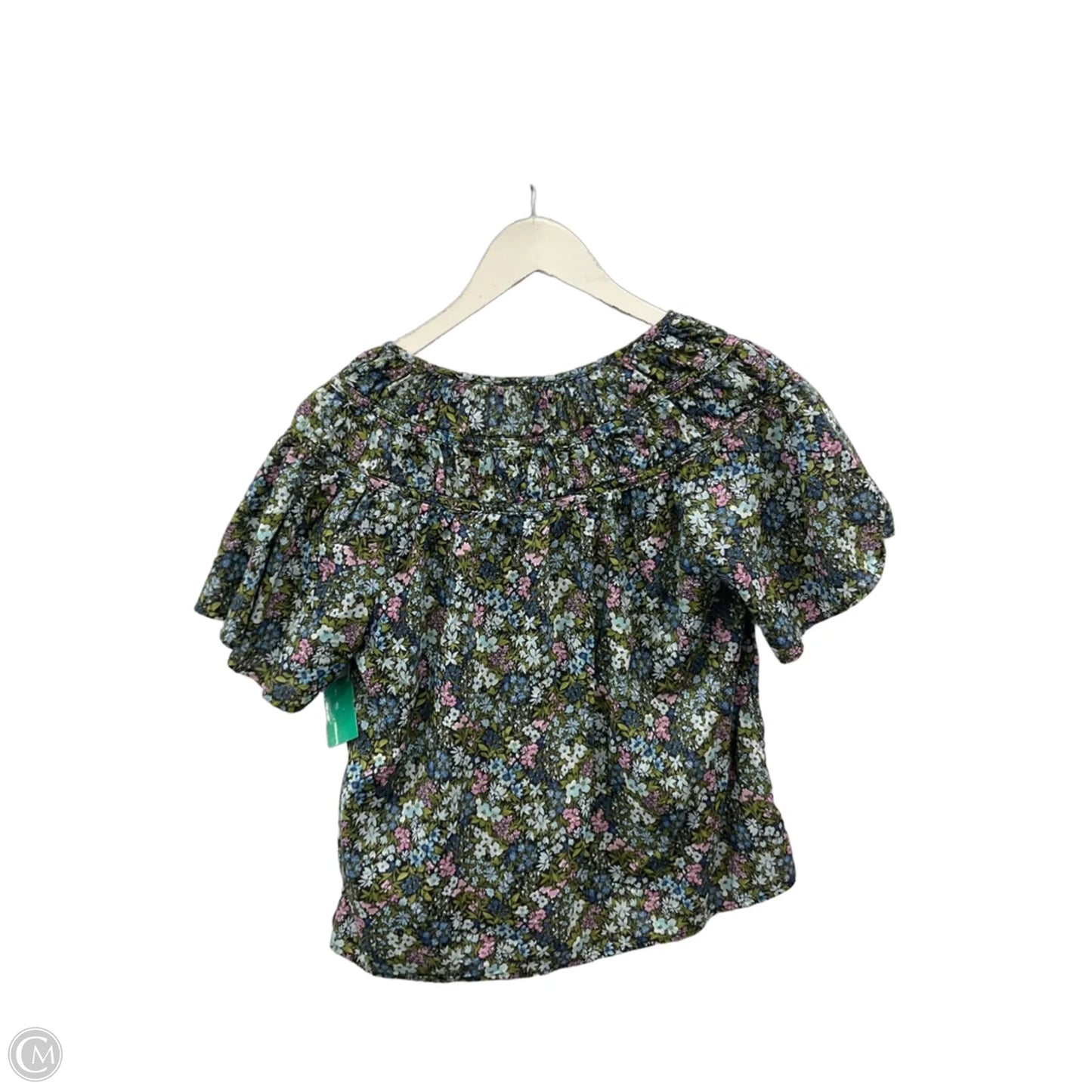 Top Short Sleeve By Old Navy In Floral Print, Size: S