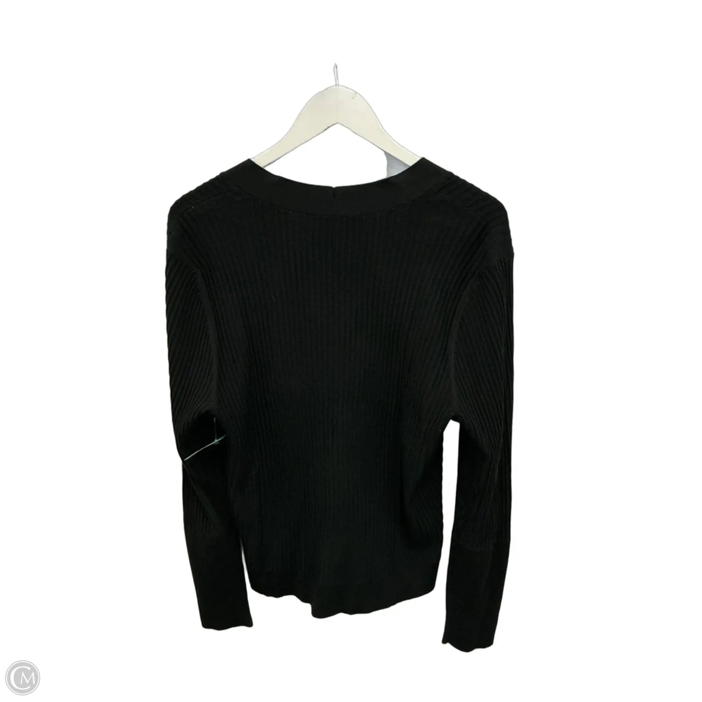 Sweater Cardigan By Loft In Black, Size: Xl