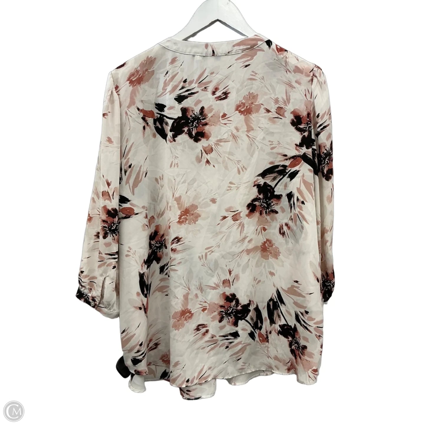 Top Short Sleeve By Rose And Olive In Pink, Size: 1x