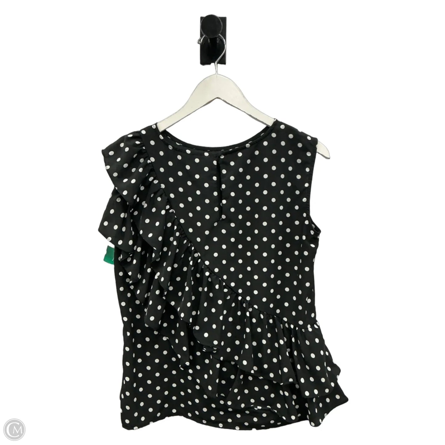 Top Sleeveless By Cme In Polkadot Pattern, Size: M