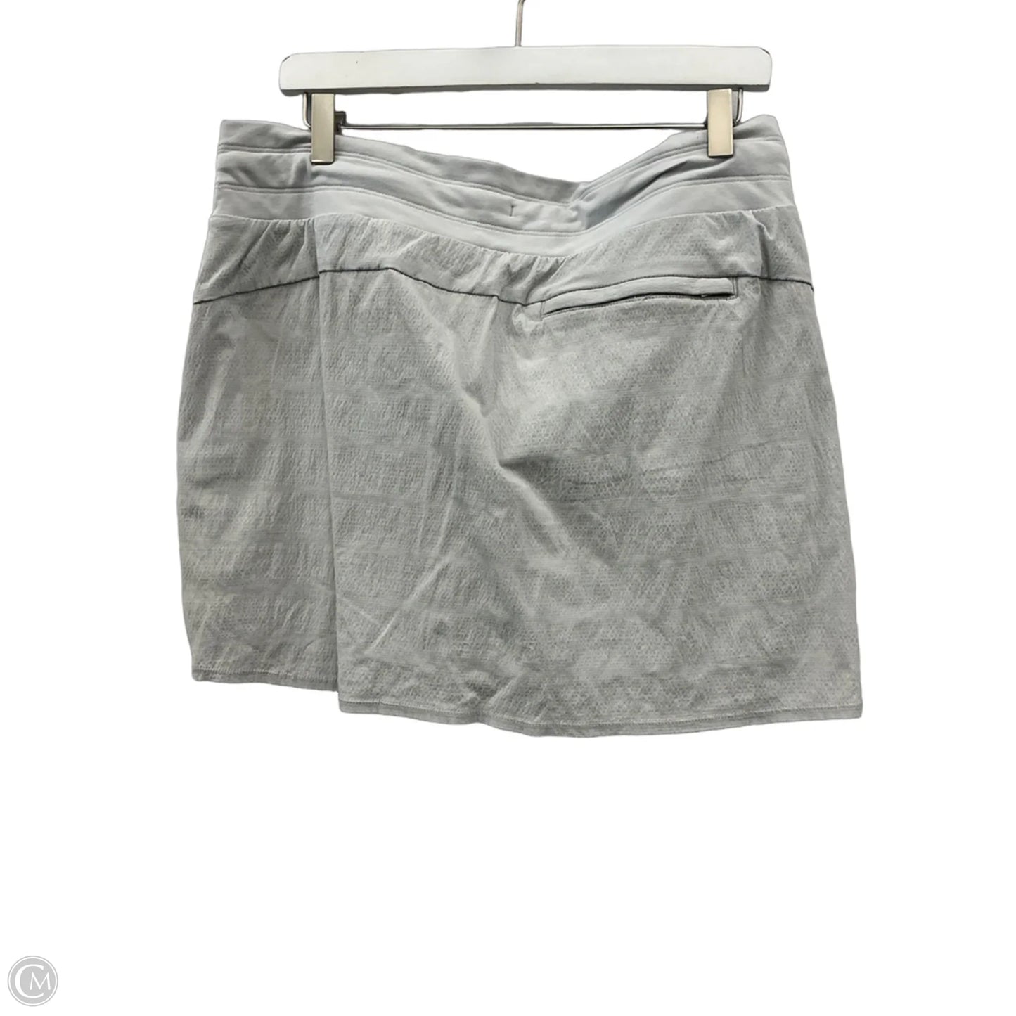 Athletic Skort By Athleta In Grey, Size: L