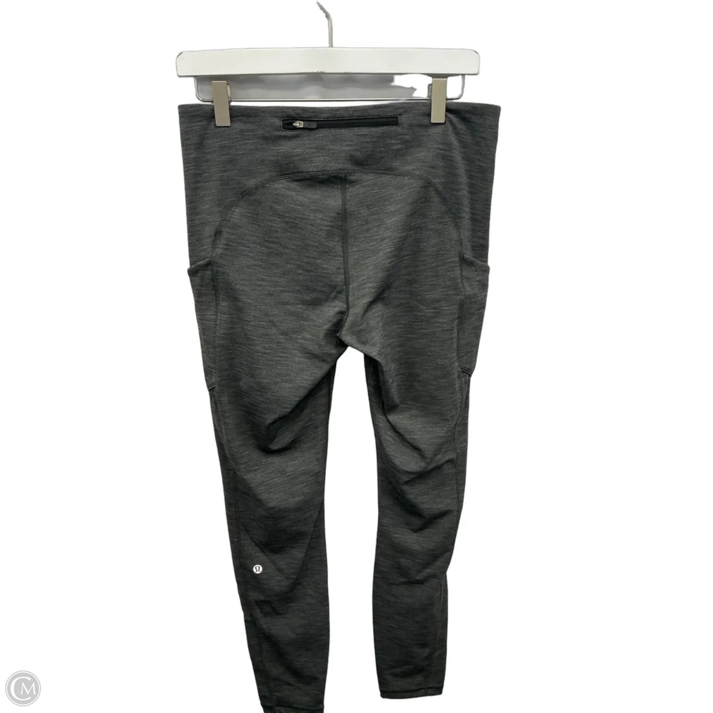 Athletic Leggings By Lululemon In Grey, Size: M