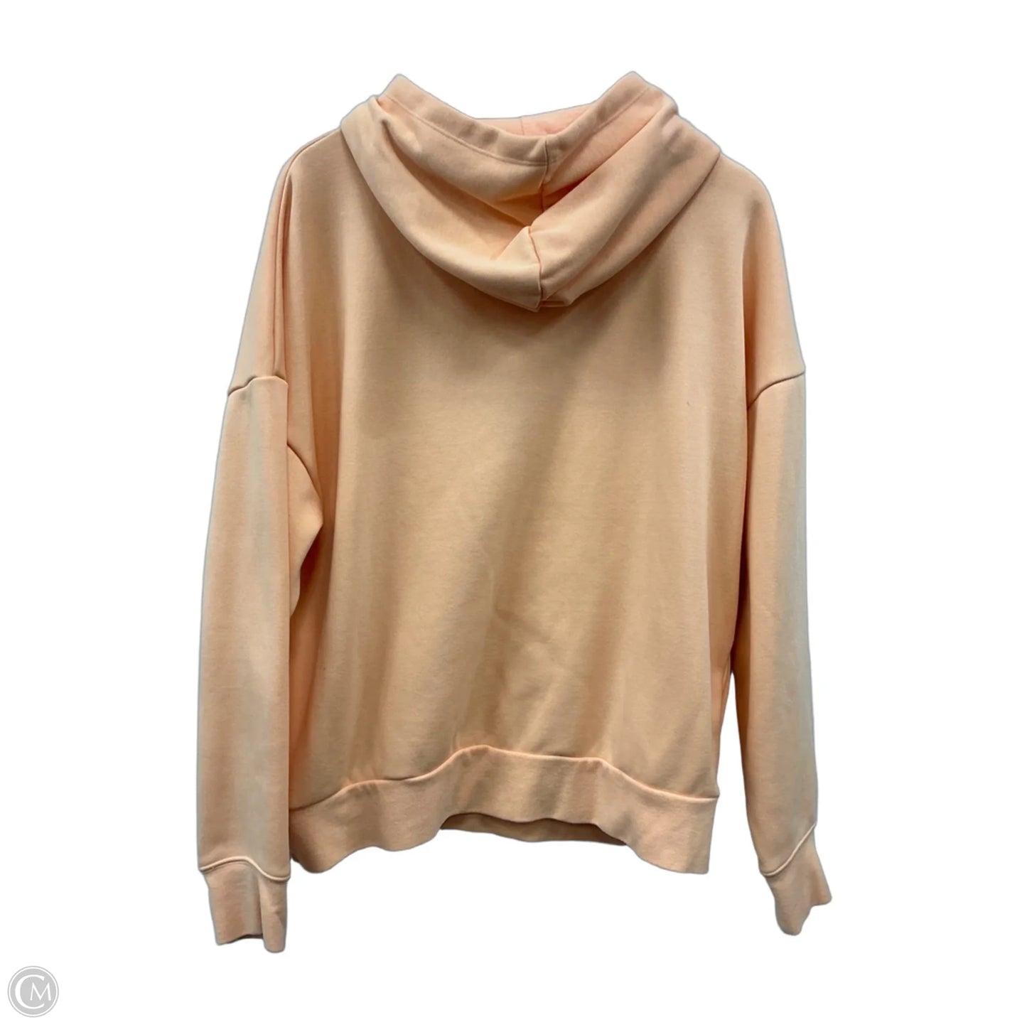 Sweatshirt Hoodie By Fabletics In Orange, Size: M