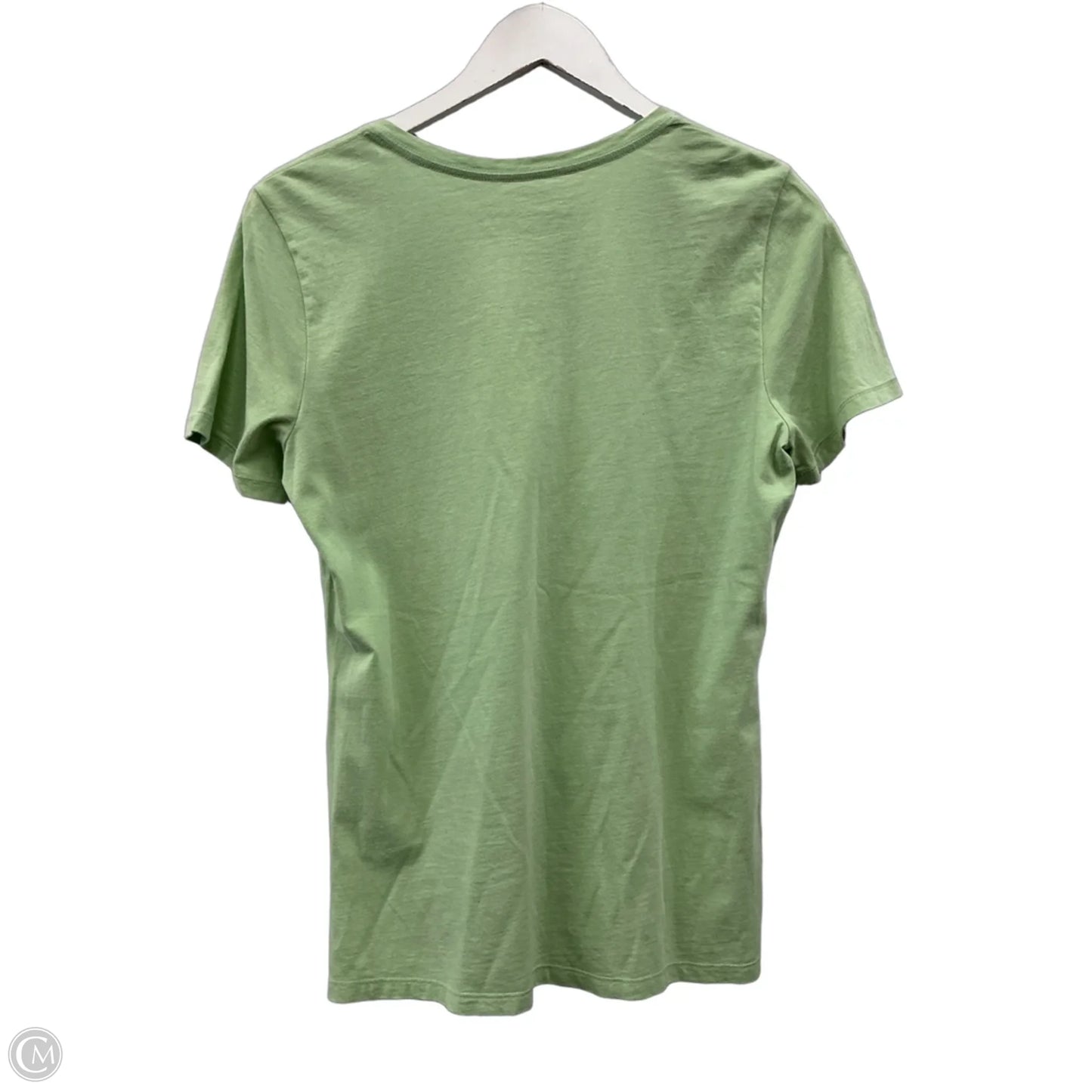 Top Short Sleeve By Life Is Good In Green, Size: M