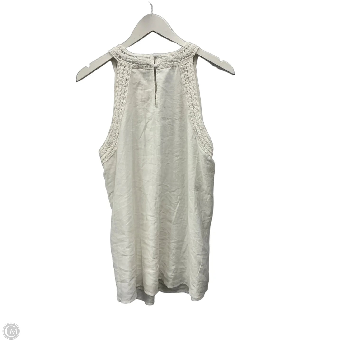 Top Sleeveless By Kirundo In White, Size: S