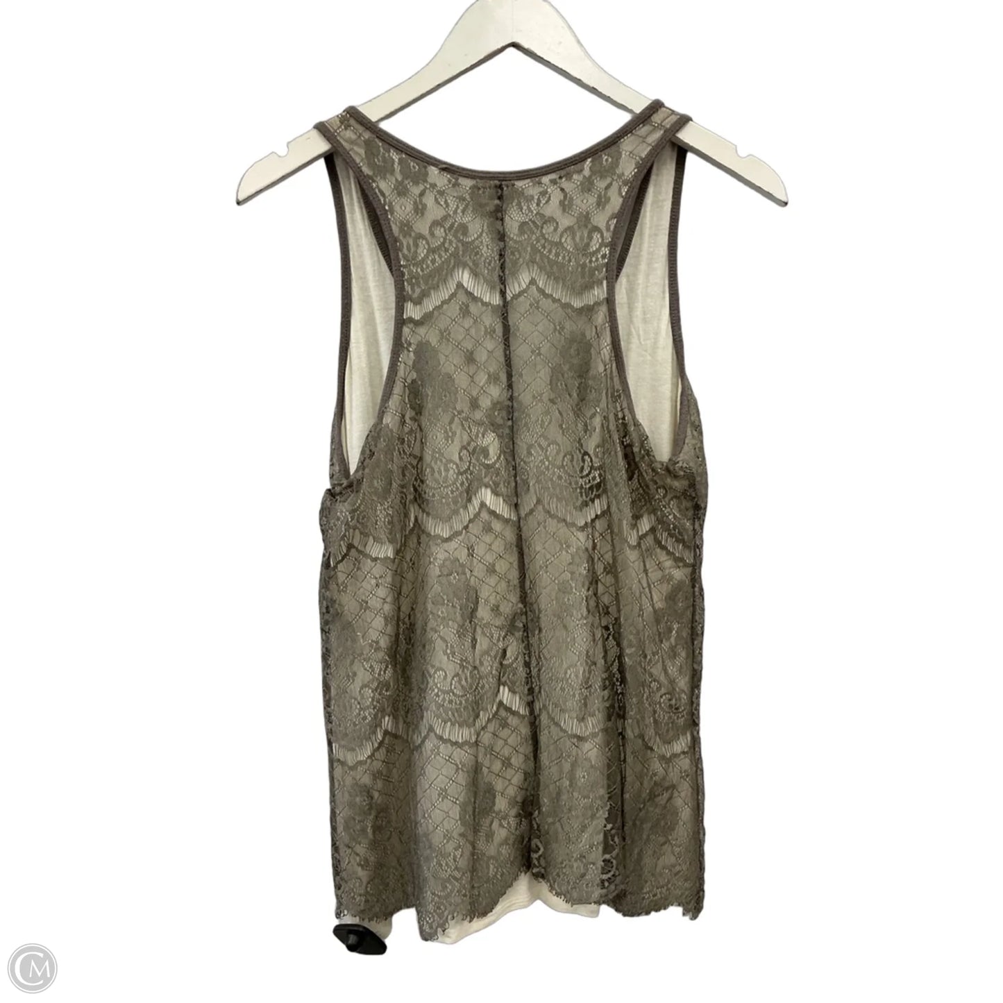 Top Sleeveless By Maurices In Taupe, Size: M