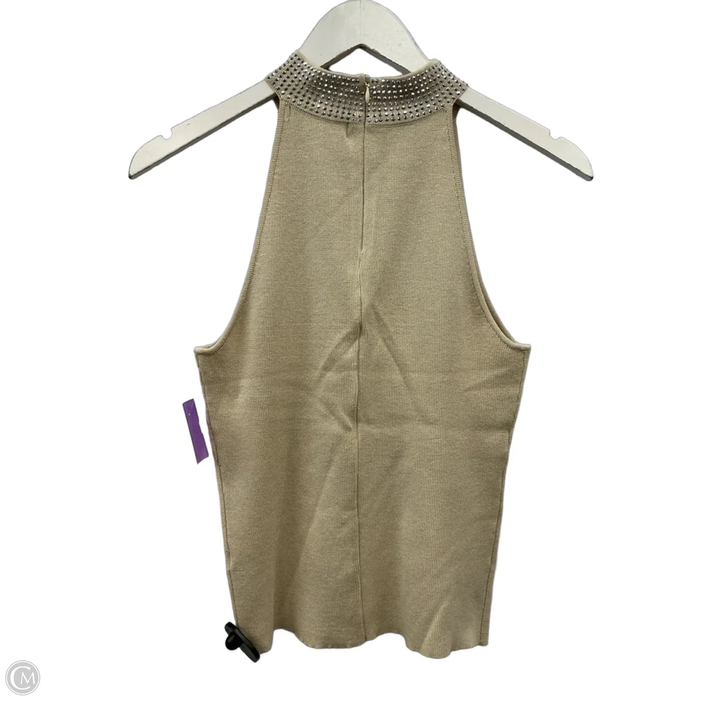 Top Sleeveless By A Love Story In Cream, Size: S