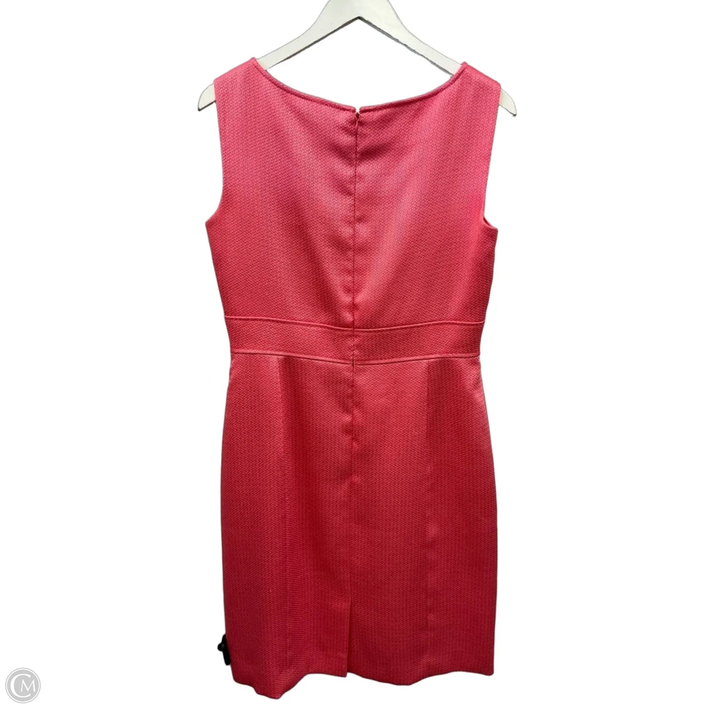 Dress Casual Midi By Tahari By Arthur Levine In Coral, Size: M