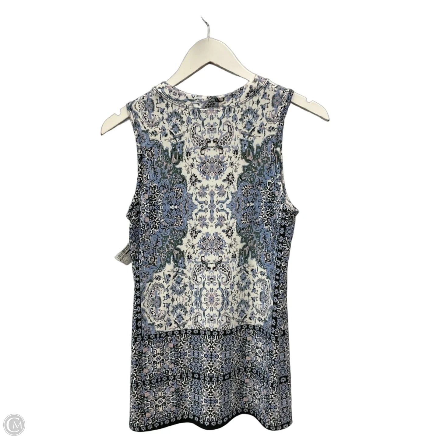 Top Sleeveless By Ab Studio In Green & Purple, Size: S
