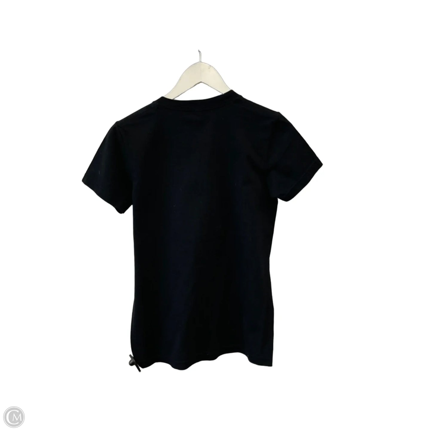 Top Short Sleeve By Cme In Black, Size: M