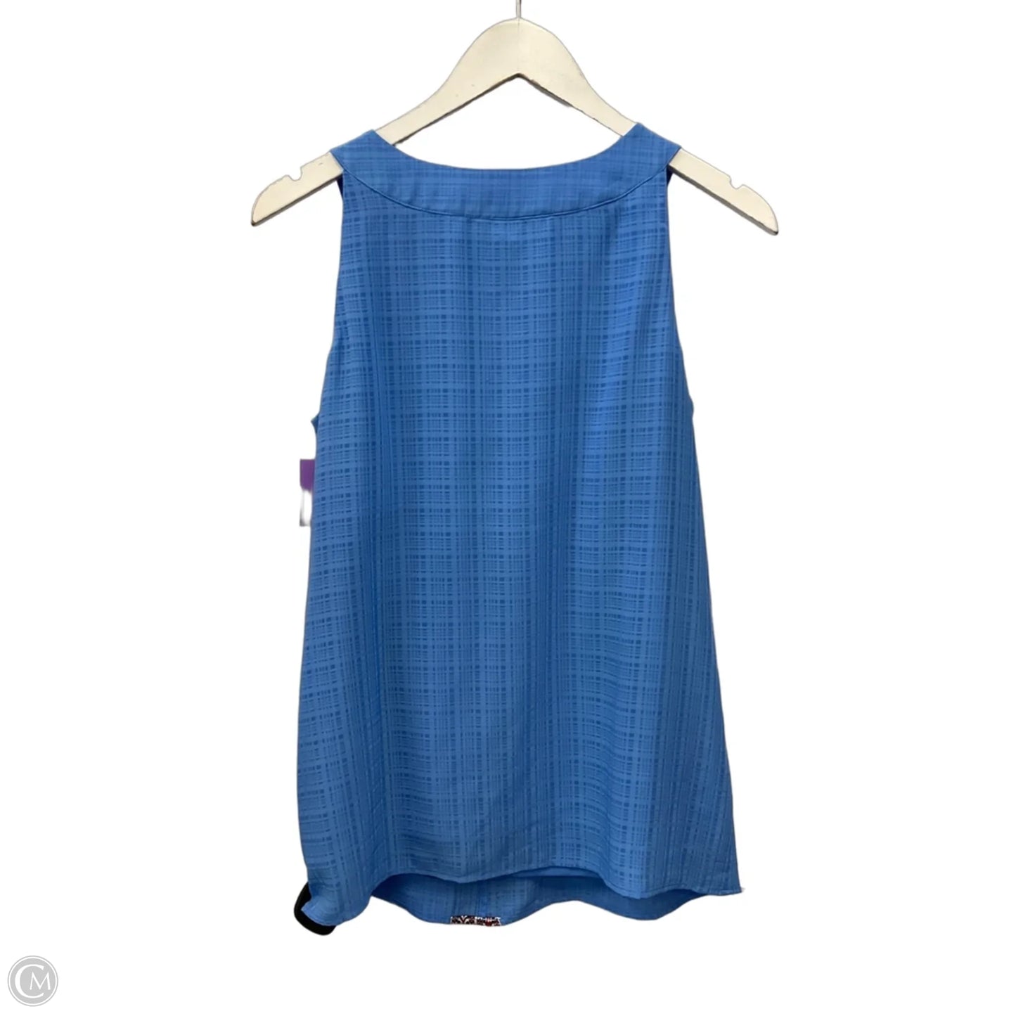 Top Sleeveless By Agb In Blue, Size: S