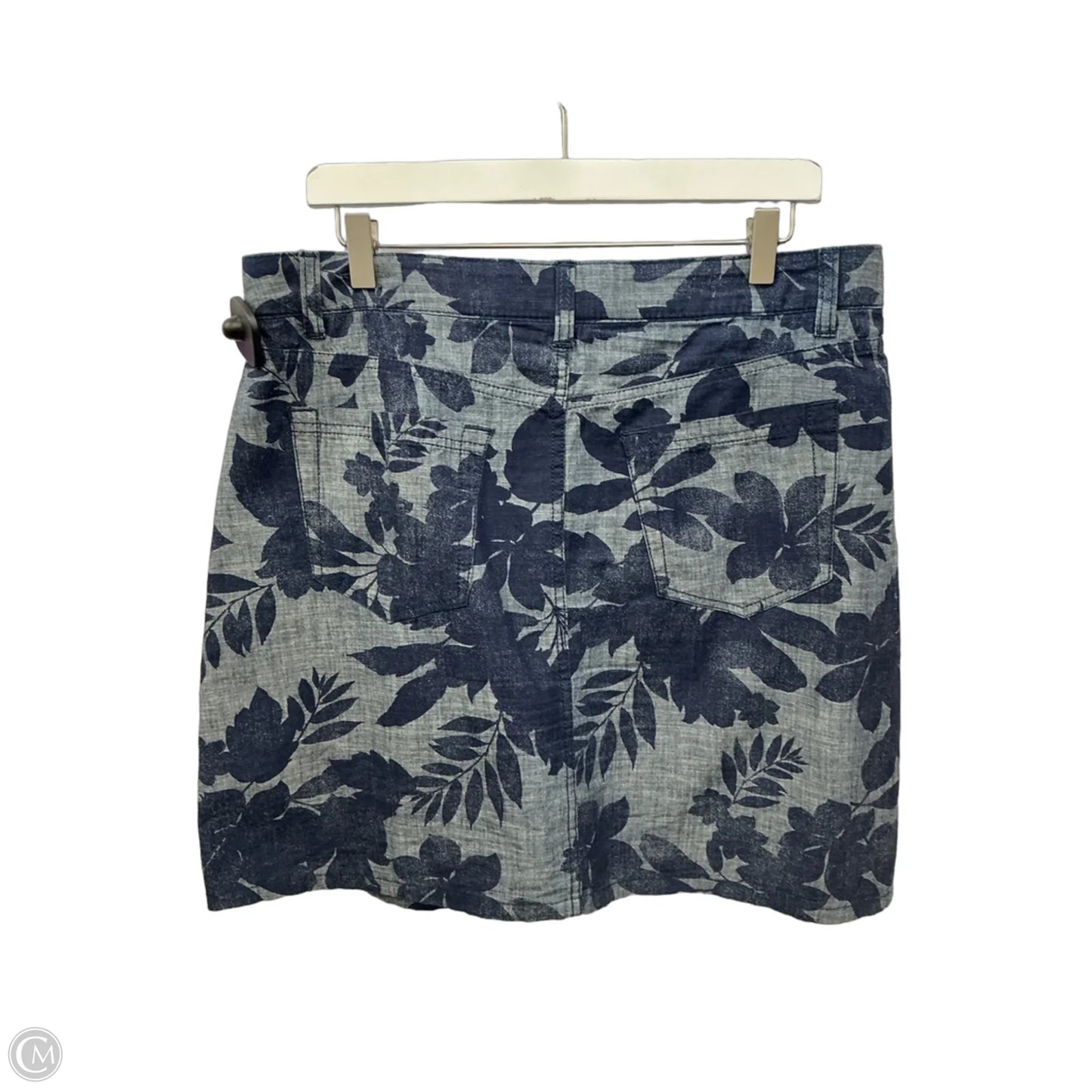 Skort By Croft And Barrow In Blue, Size: 14