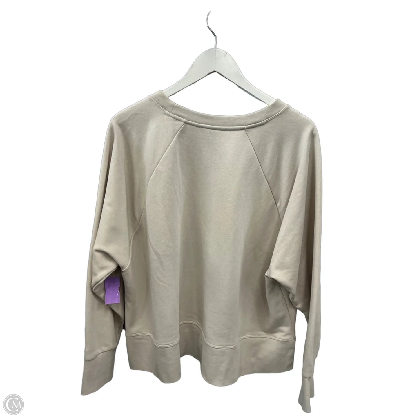 Athletic Sweatshirt Collar By Nike Apparel In Ivory, Size: 2x
