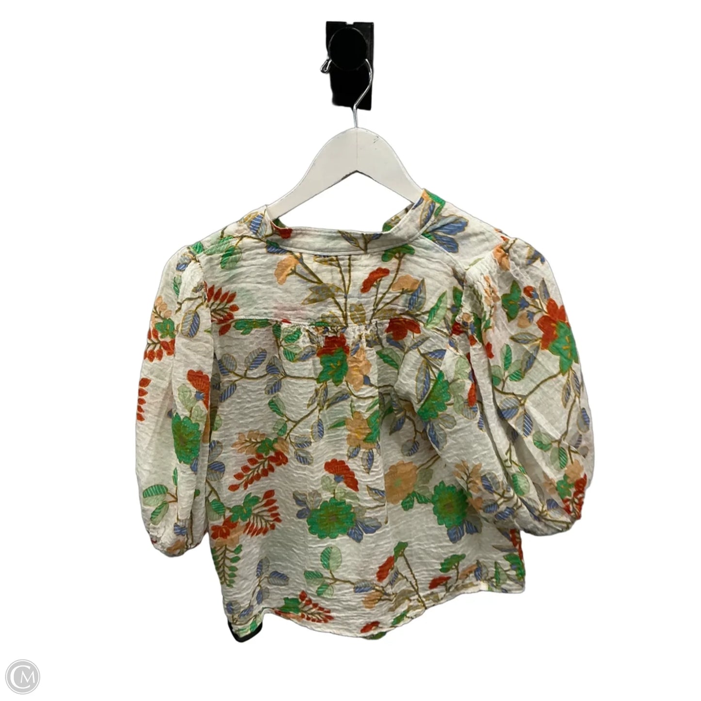 Top Short Sleeve By Maeve In Orange, Size: Xs