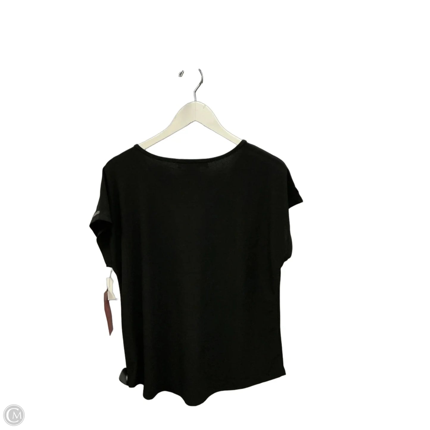 Top Short Sleeve By Love Scarlett In Black, Size: L