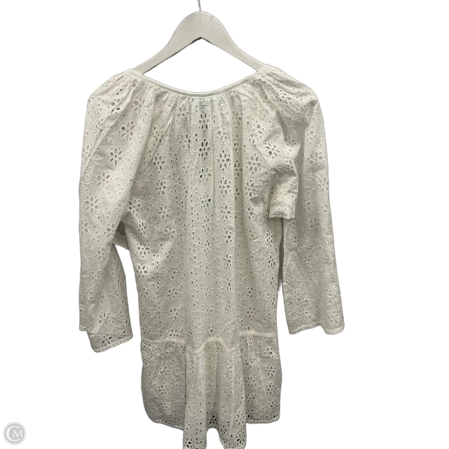 Swimwear Cover-up By Clothes Mentor In White, Size: S