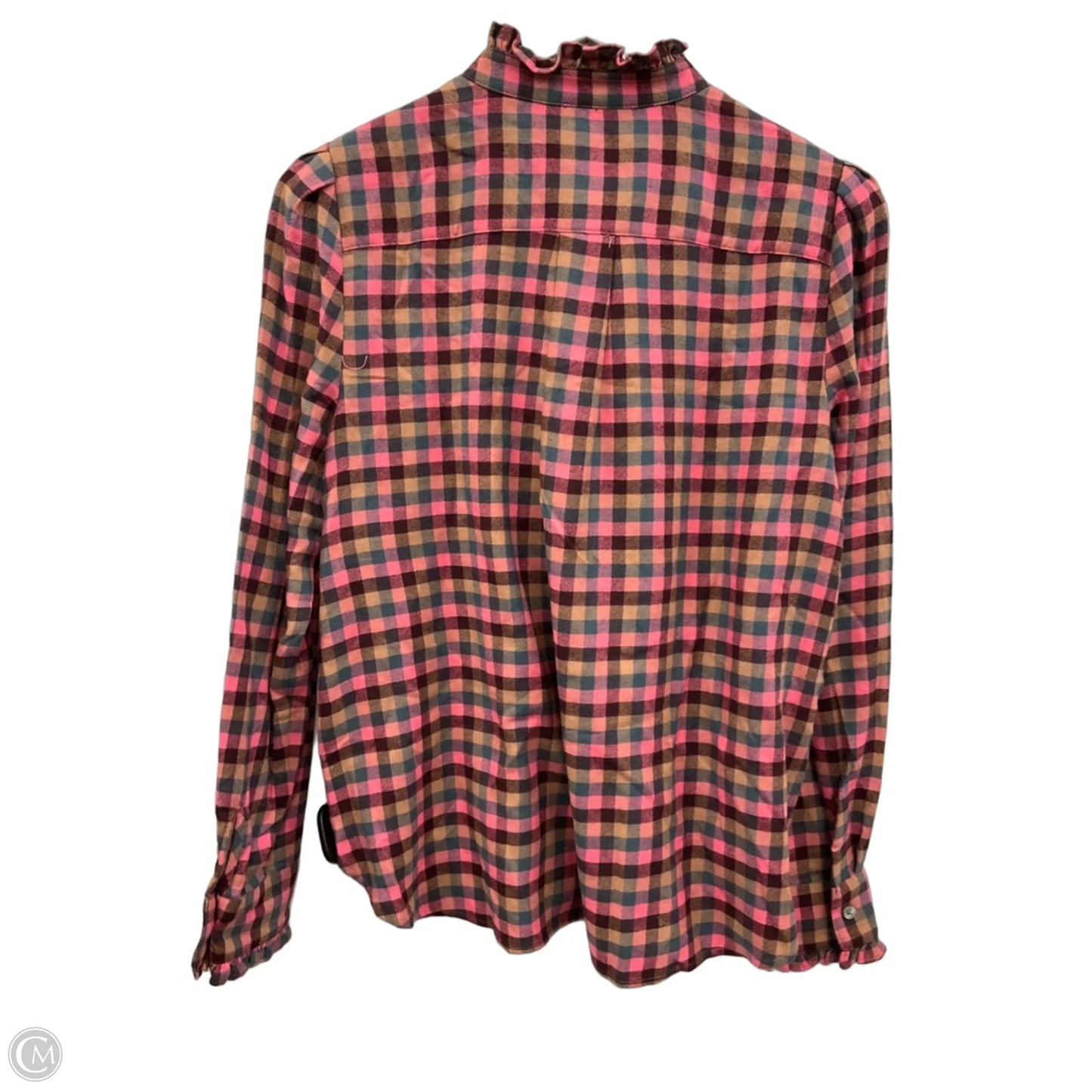 Top Long Sleeve By Ann Taylor In Pink, Size: S