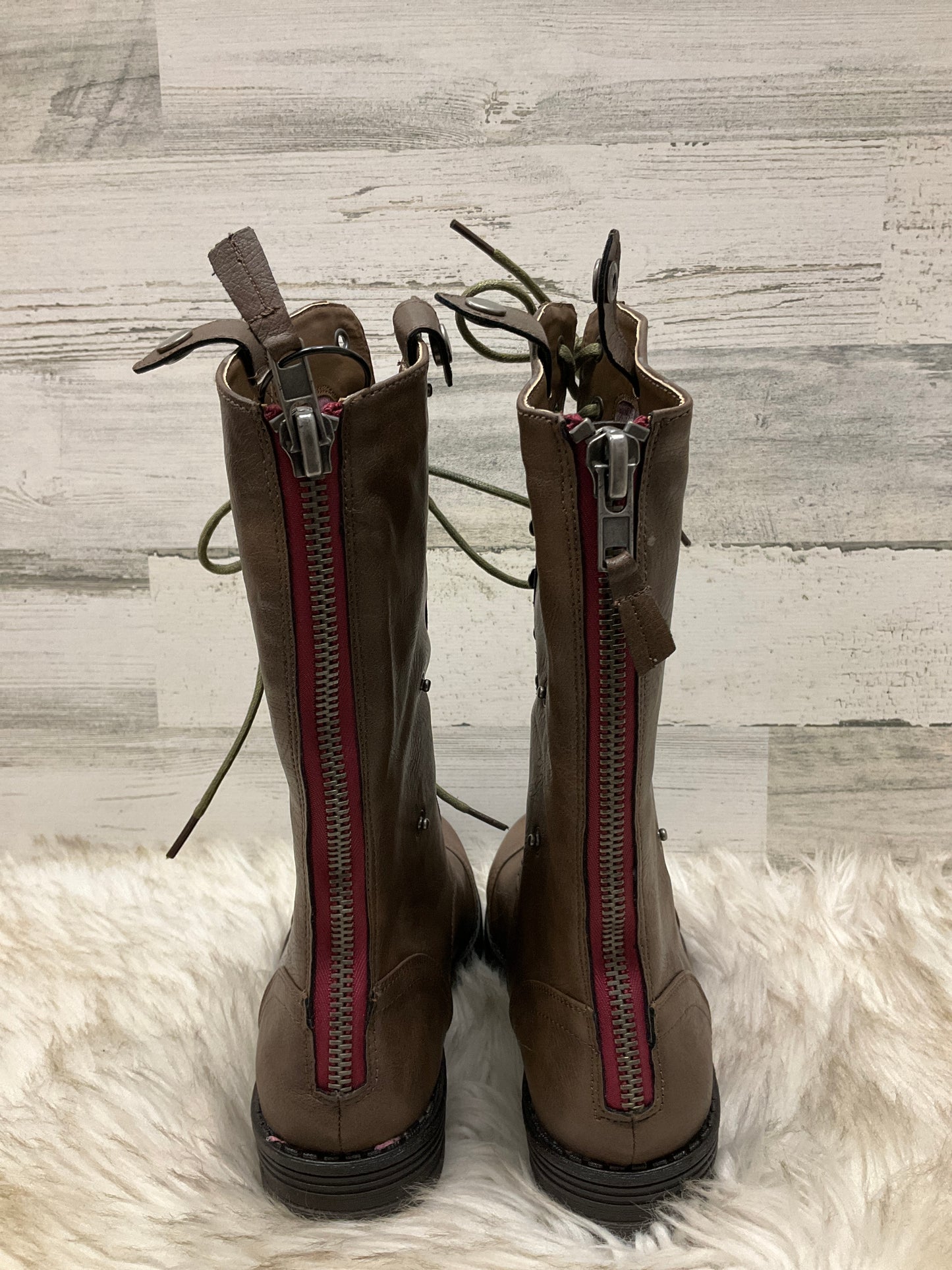 Boots Mid-calf Flats By Madden Girl Size: 8.5